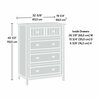 Sauder Costa 4 Drawer Chest Chc , Durable, 1 in. thick top for decor, bedroom items, and more 429353